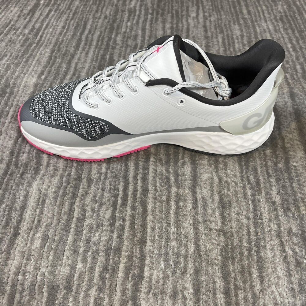 G/Fore MG4+ Stippled Golf Shoes Mens Size 11 White Gray Pink GMF000105 - Picture 5 of 14
